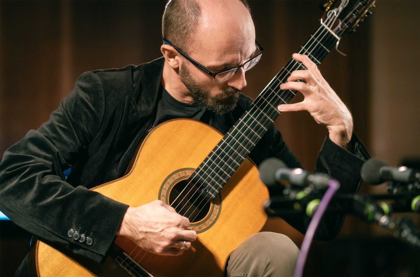 Kadr z rejestracji muzycznej bez cięcia — COŚ studio